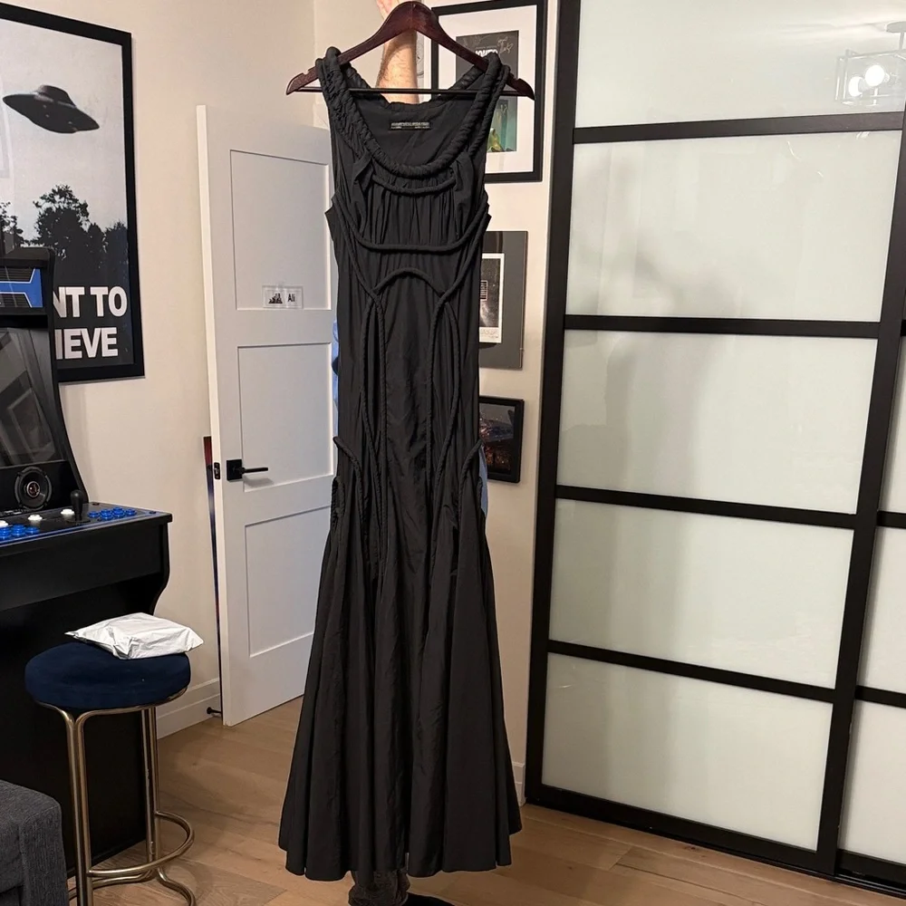 All Saints Black Maxi Dress - Picture 4 of 4